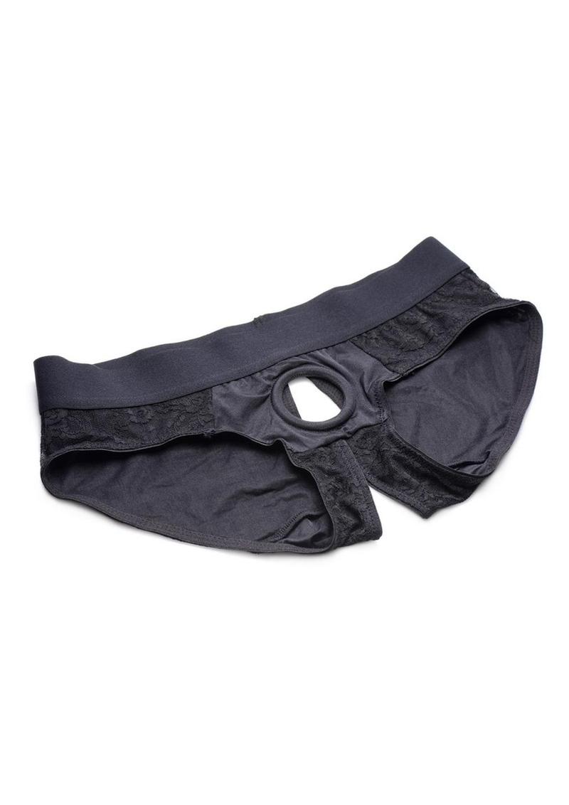 Strap U Lace Envy Crotchless Panty Harness