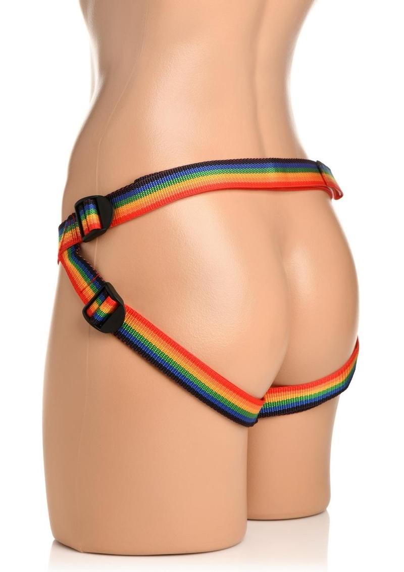 Ride The Rainbow Strap-On Harness Adjustable Universal Harness