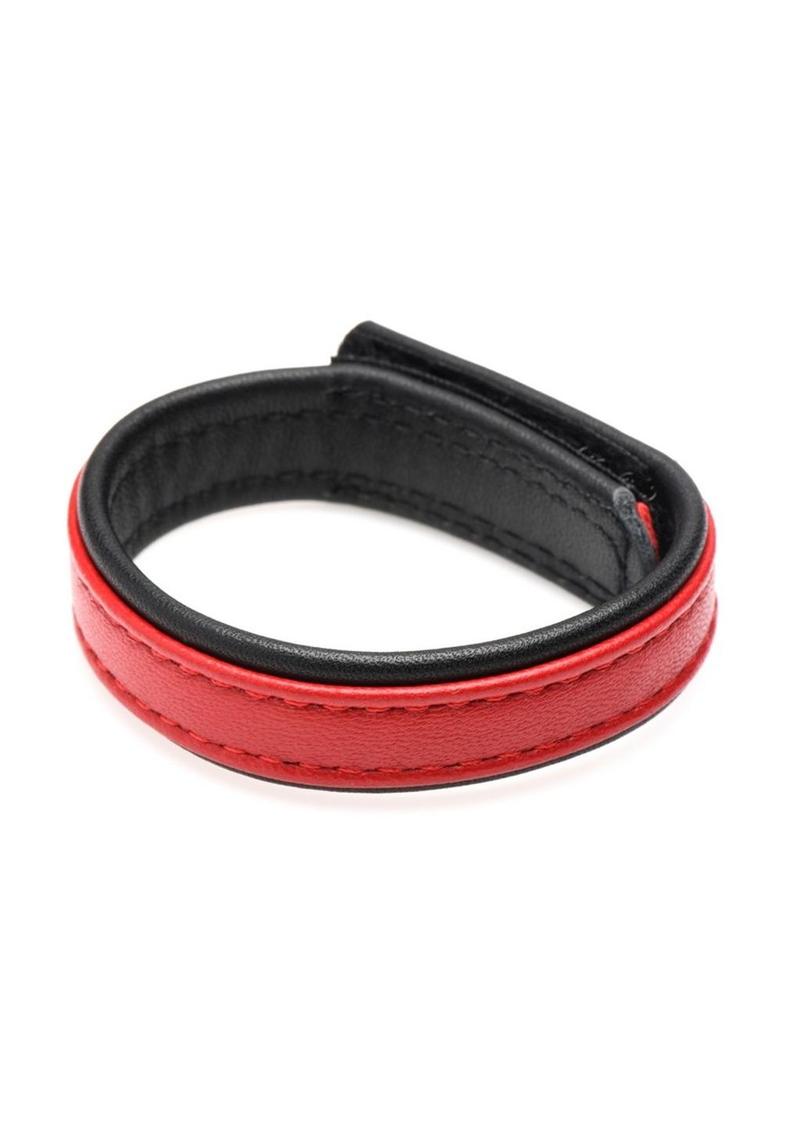 Strict Leather Leather And Velcro Cock Ring