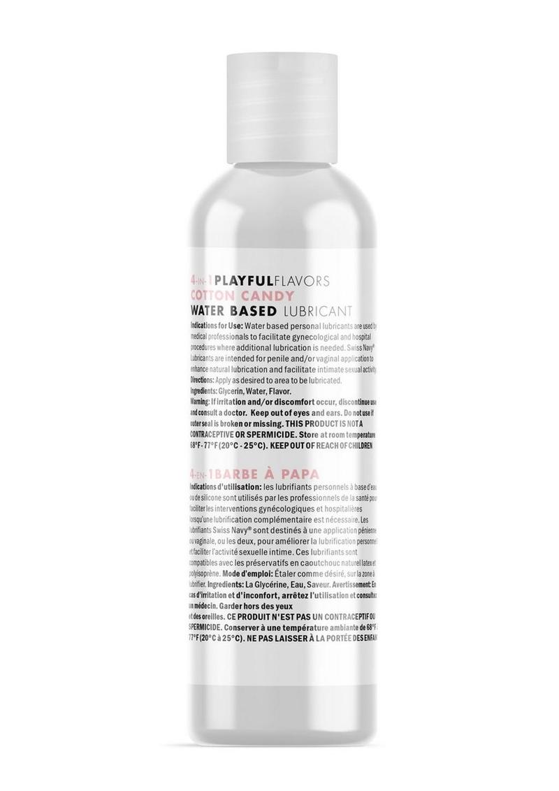 Swiss Navy 4-in-1 Cotton Candy Flavored Lubricant