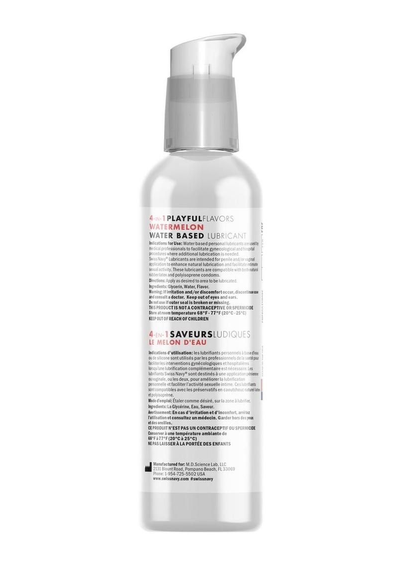 Swiss Navy 4-in-1 Playful Flavors Watermelon Lubricant