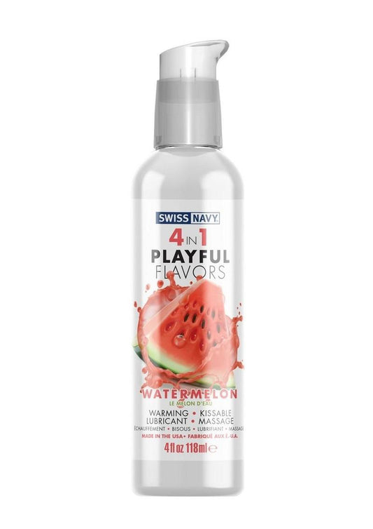 Swiss Navy 4-in-1 Playful Flavors Watermelon Lubricant