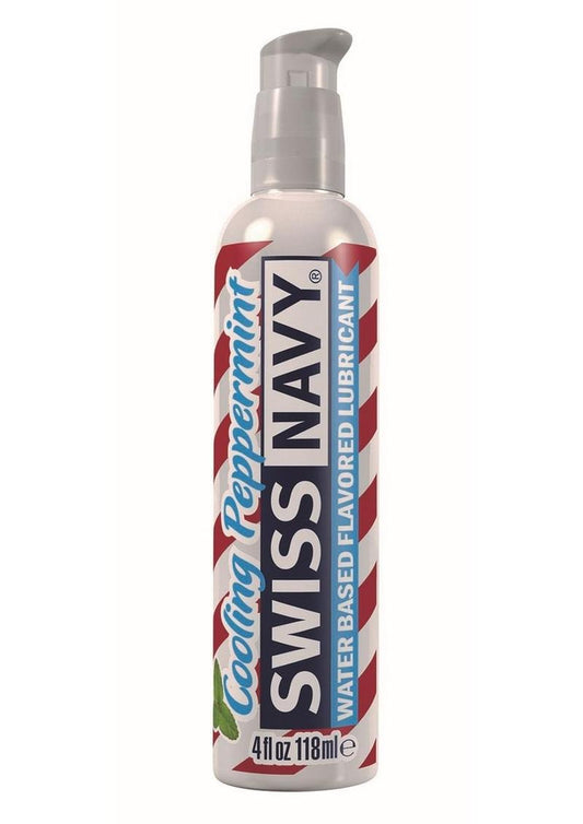Swiss Navy Cooling Peppermint Flavored Lubricant 4 oz