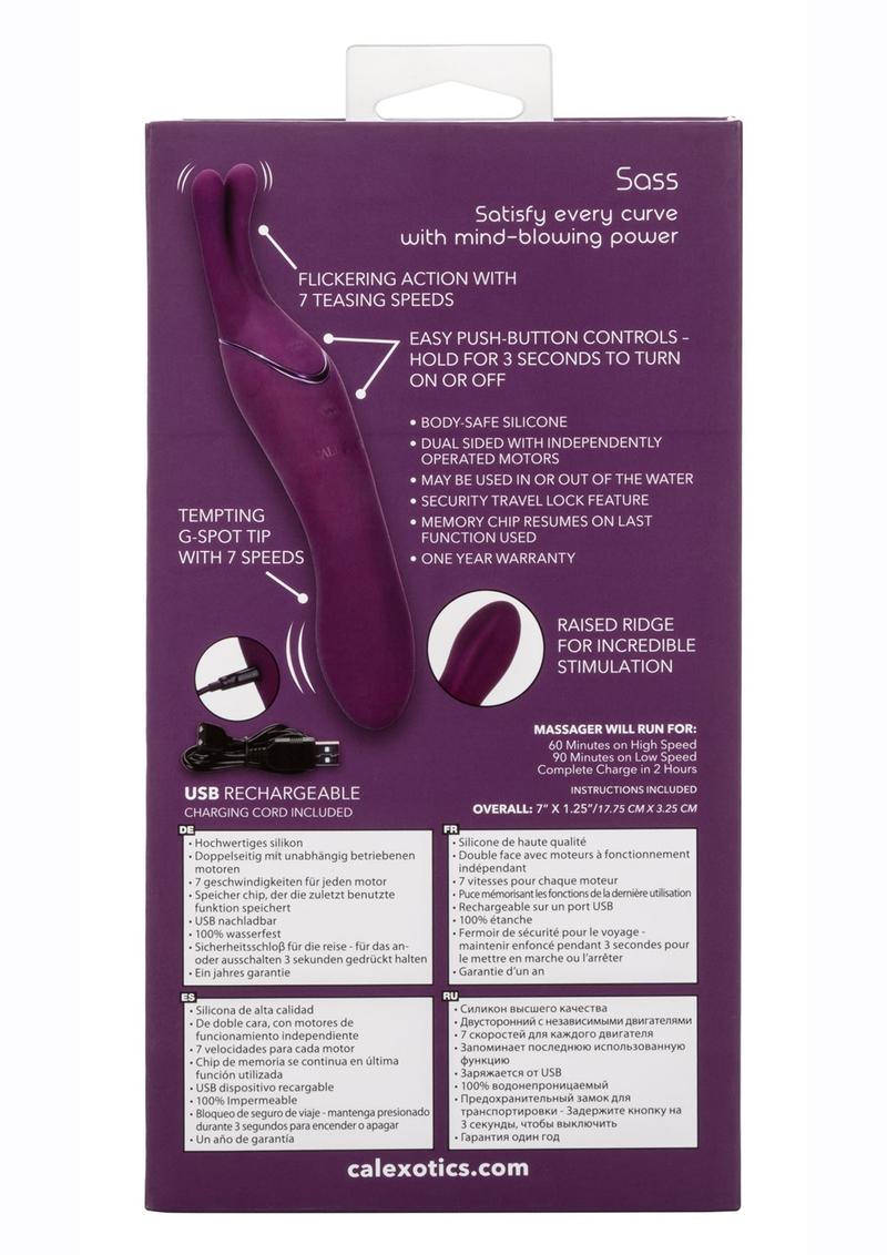 Tempt And Tease 2-in-1 Massager with Rechargeable Silicone Vibrator