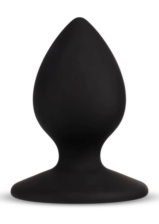 Temptasia Slut Silicone Butt Plug Black