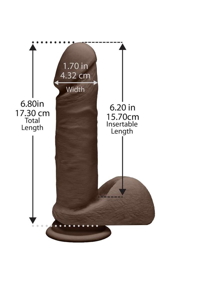The D Perfect D Dual Density ULTRASKYN Dildo with Balls