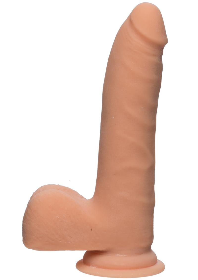 The D Realistic D ULTRASKYN Dual Density Slim with Balls Caramel