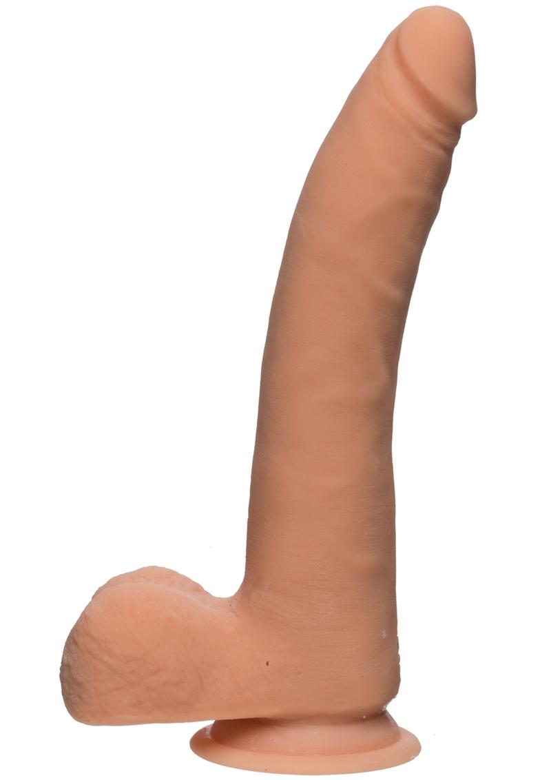 The D Realistic D ULTRASKYN Dual Density Slim with Balls Caramel