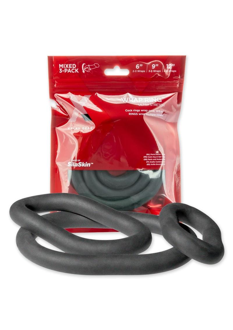 XPlay Mix Pack Silicone Wrap Rings Ultra Stretch 6″, 9″