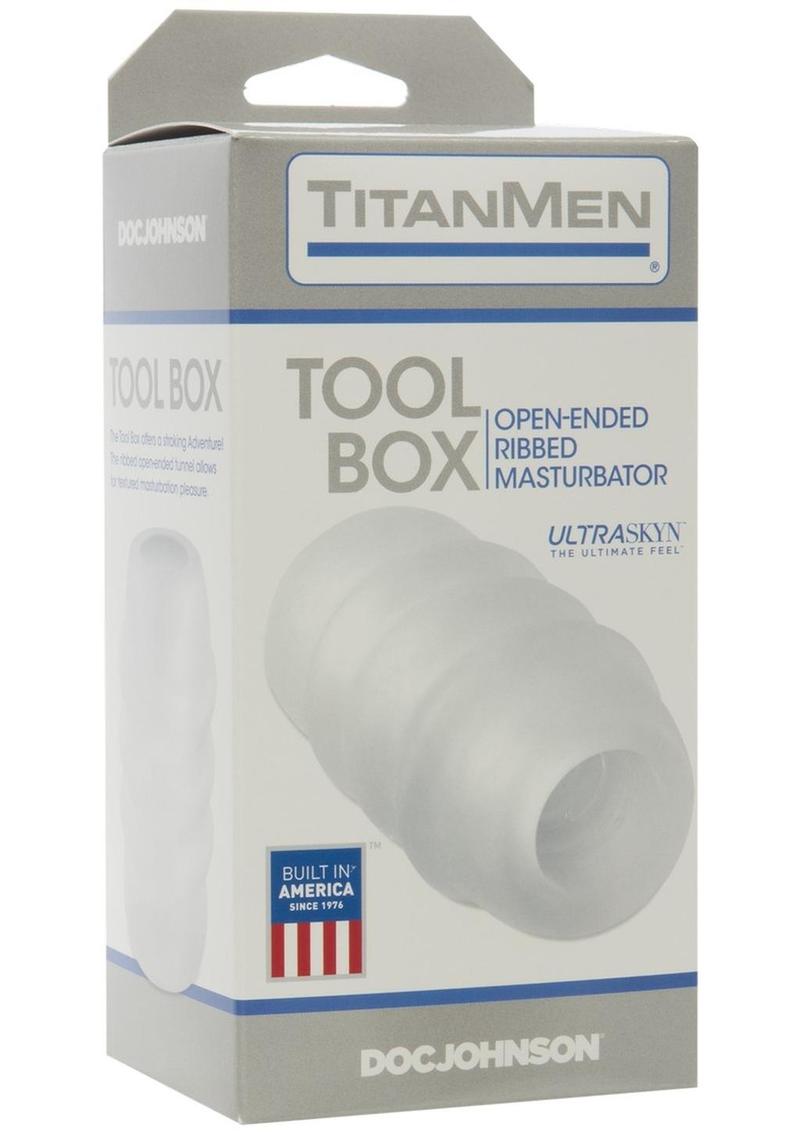 TitanMen Tool Box Open-Ended Ribbed Masturbator