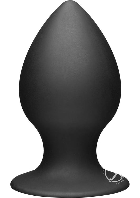 Tom of Finland Large Silicone Anal Plug Premium Black Silicone
