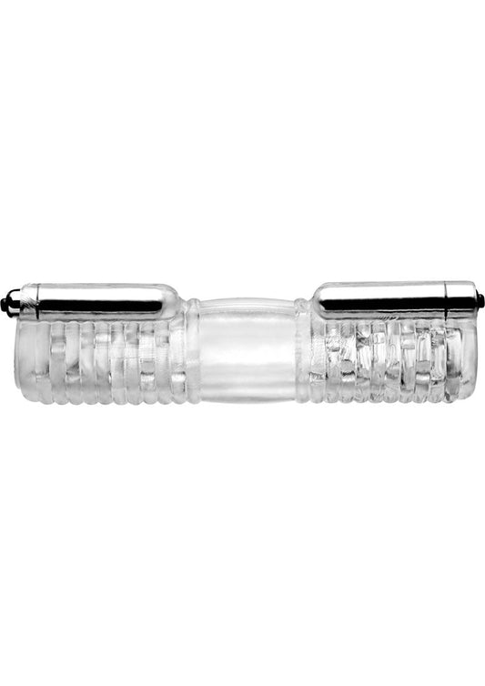 Tom of Finland Head to Head Vibrating Sleeve Double-Ended Toy