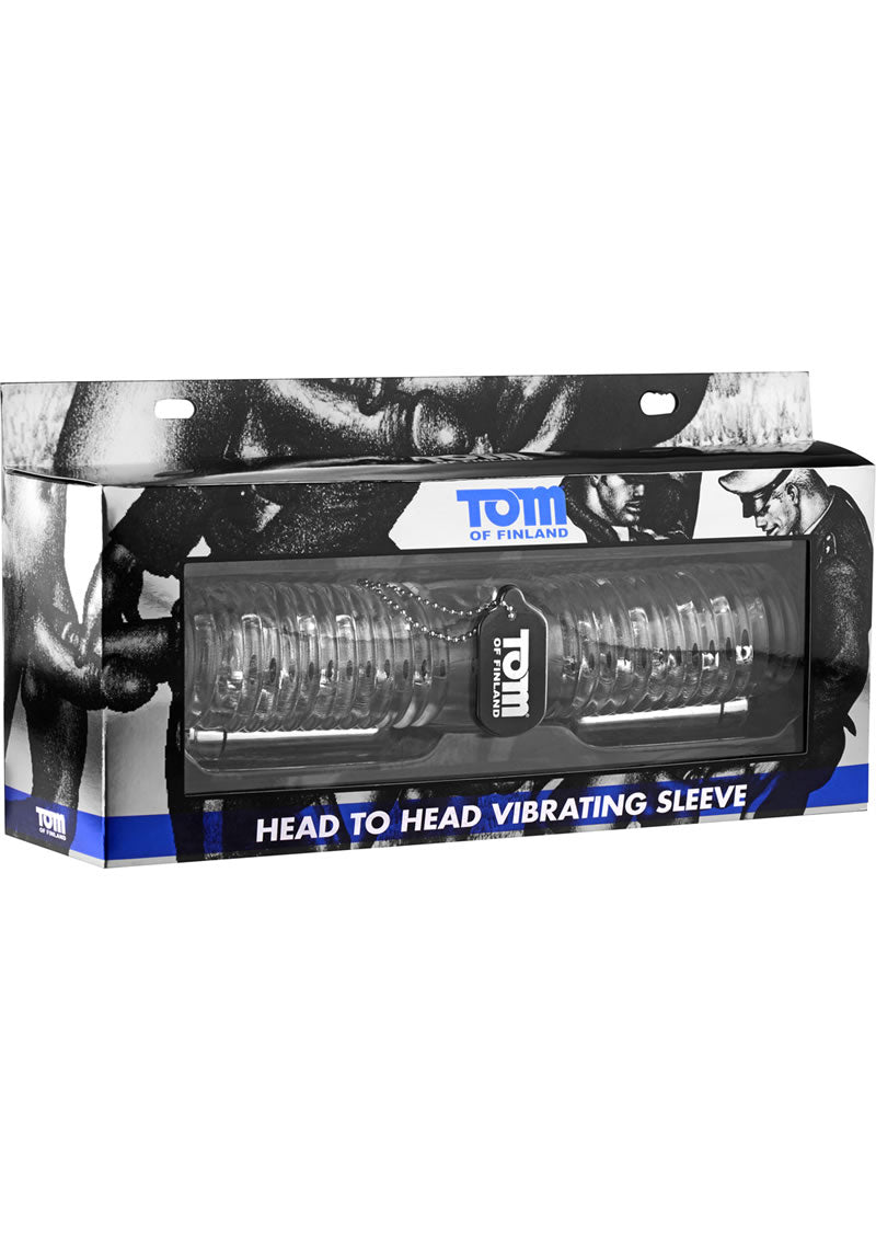 Tom of Finland Head to Head Vibrating Sleeve Double-Ended Toy