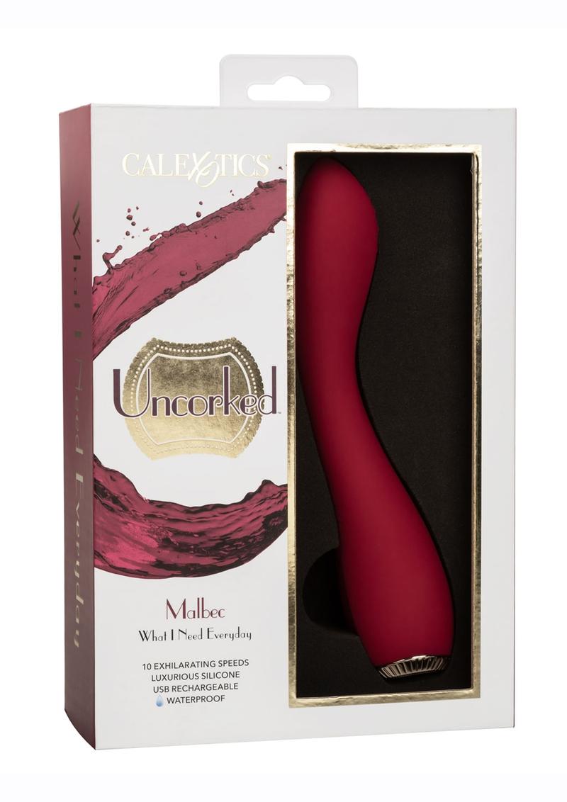 Uncorked Malbec Rechargeable Silicone Massager 10 Speeds