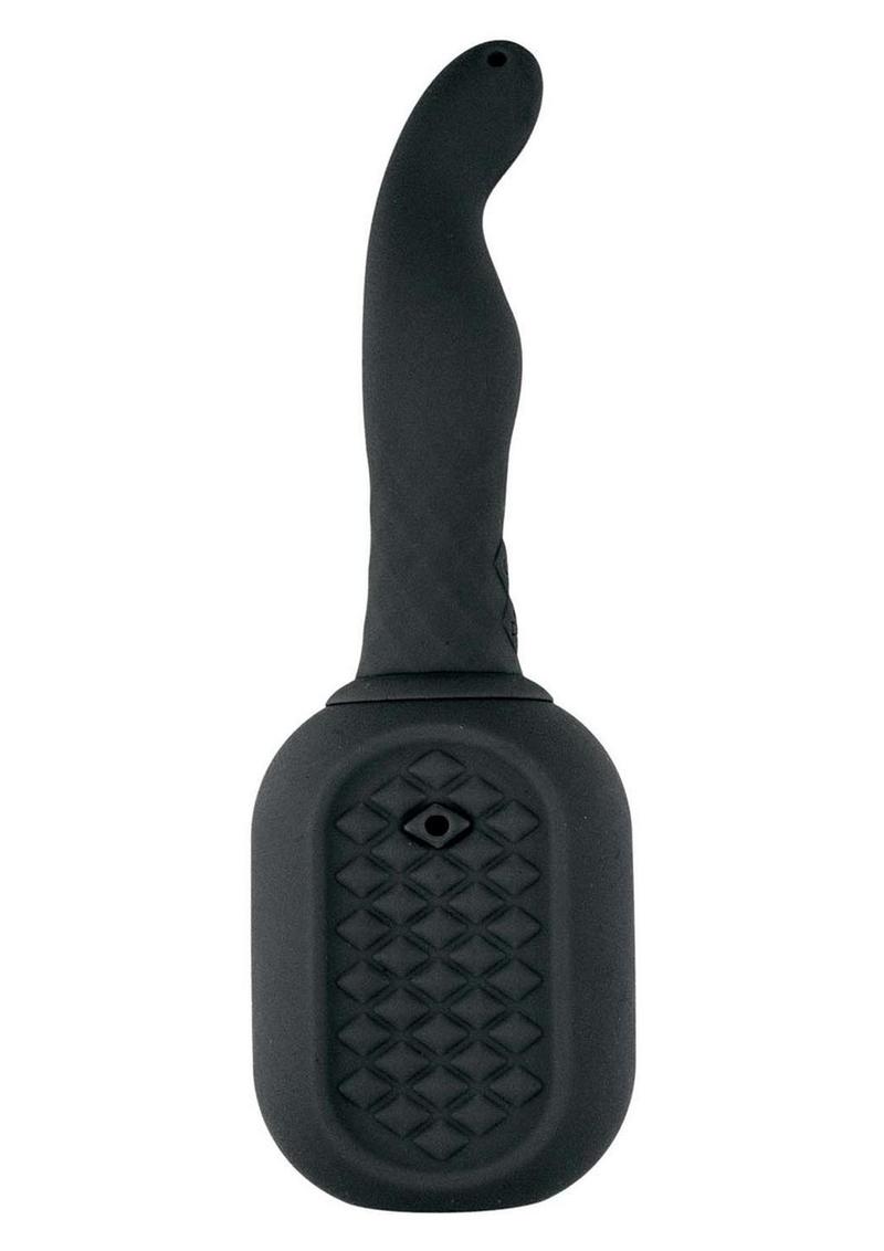 Vibrating Silicone Douche 10 Function Anal Douche