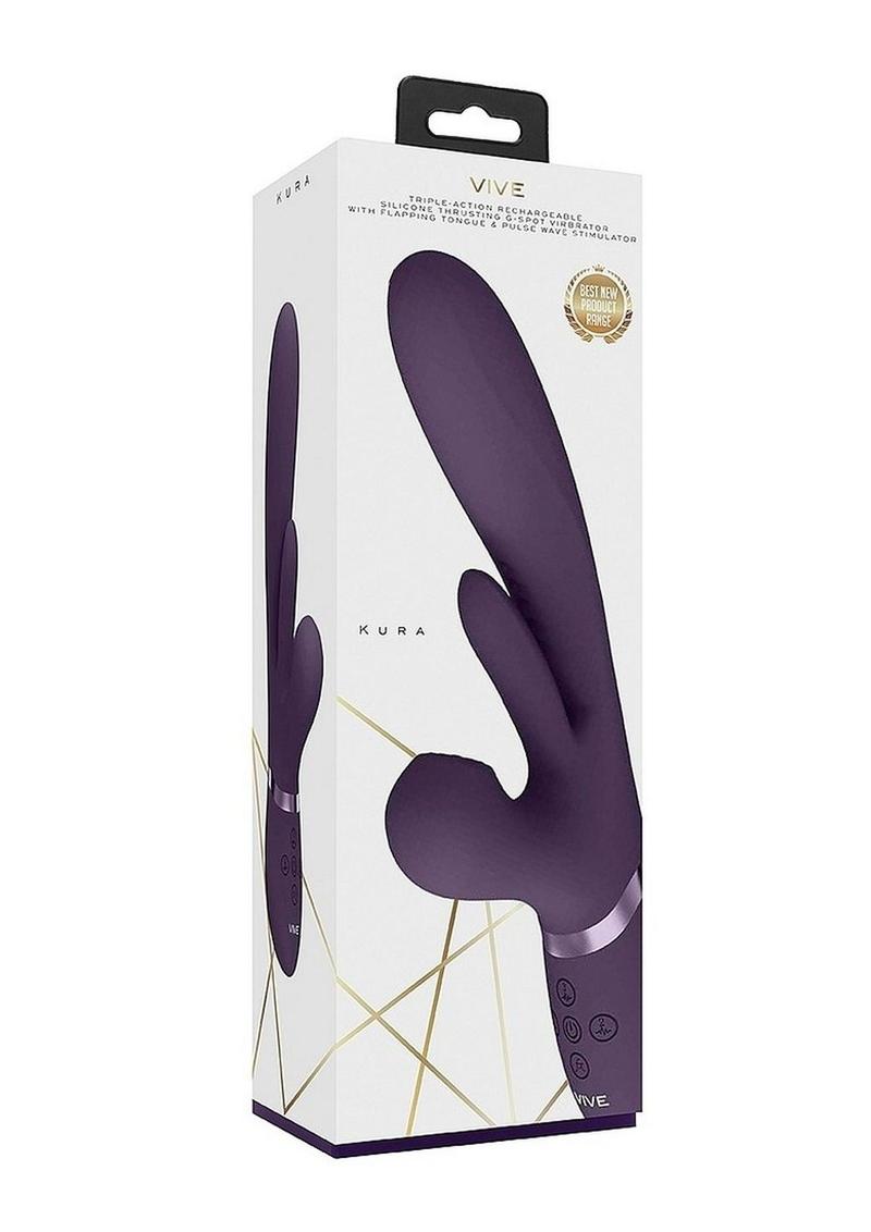 Triple Motor Thrusting G-Spot With Flapper and Air Wave Stimulation Vibrator