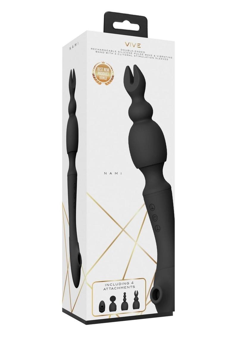 VIVE Nami Double-Ended Pulse Wave and Vibrating Wand