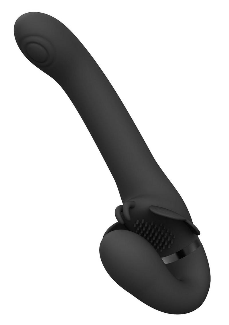 VIVE Satu Triple Action Silicone Strapless Strap-On