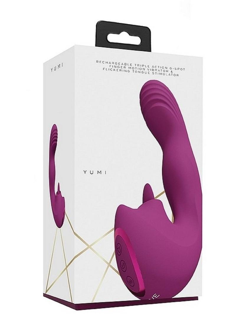 VIVE Yumi  Silicone Triple Motor Finger Motion Vibrator