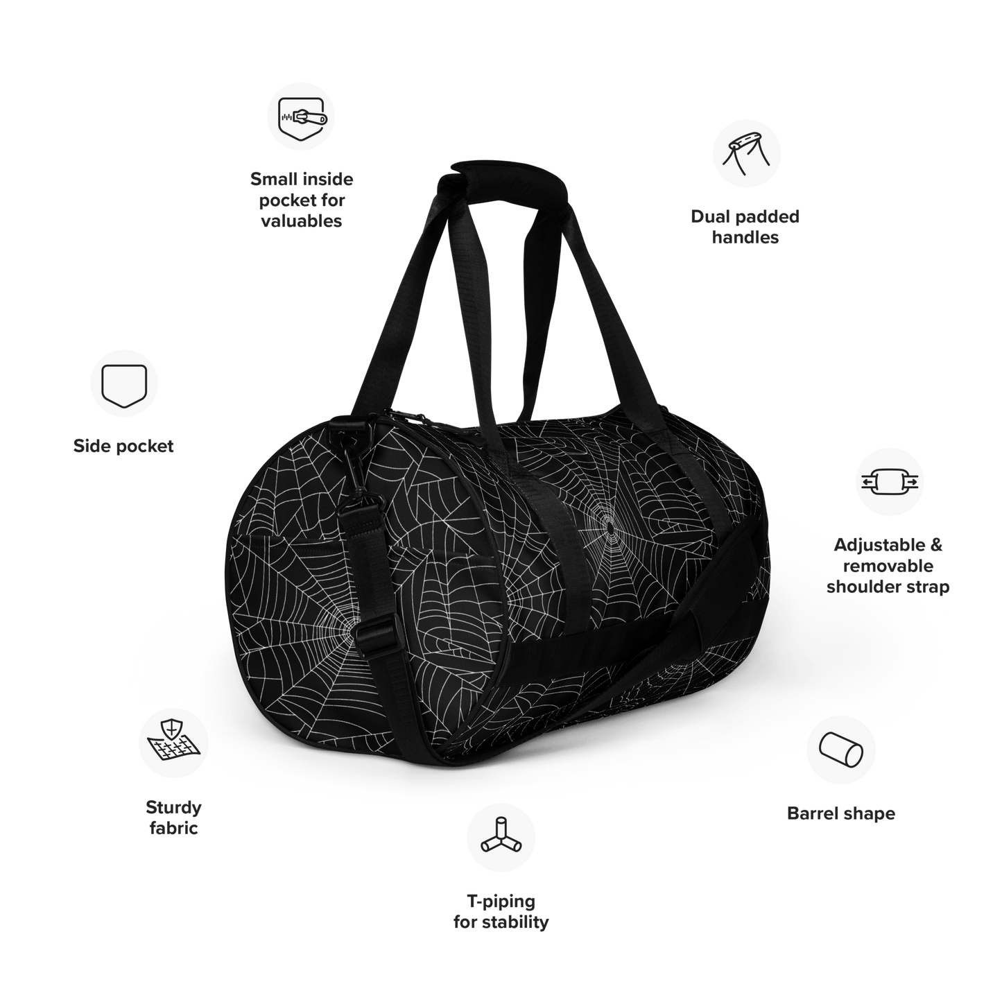 Web Weaver Duffle Bag