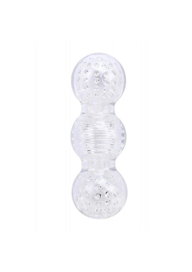 Wet Dreams Crystal Voyeur Series Big Balls Hand Stroker