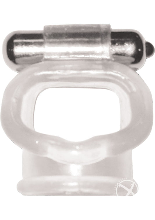 Wet Dreams Super Stud Sling Silicone Vibrating Cock And Balls Sling