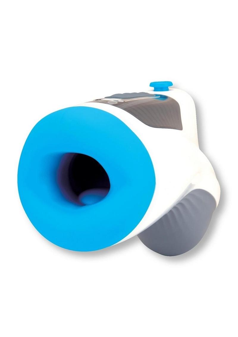 ZOLO Blow Gun Full Shaft Rechargeable Silicone Male Masturbator