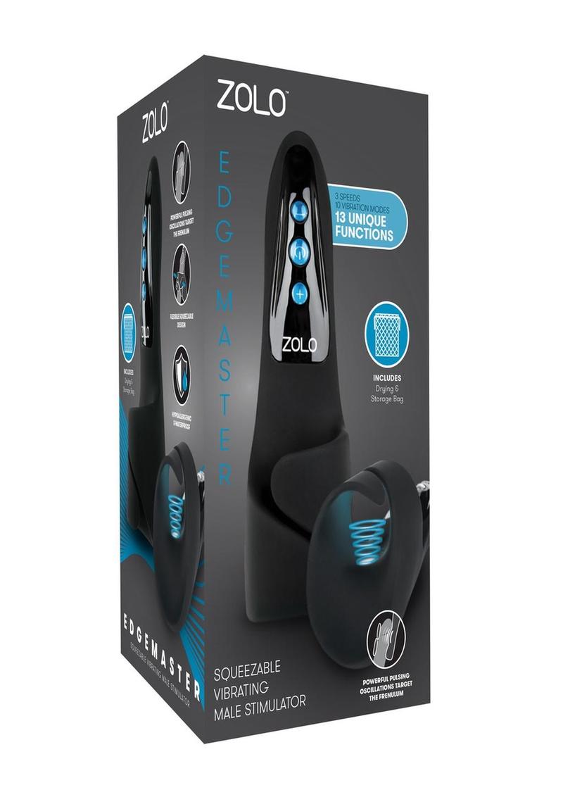 ZOLO Edge Master Squeezable Rechargeable Vibrating Male Stimulator